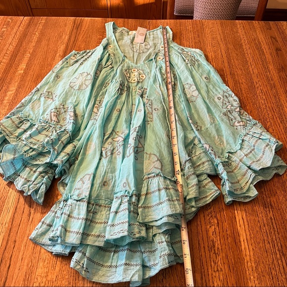 New Debbie Katz South Beach Cold Shoulder Flowy Too Size XS - Picture 4 of 7